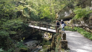 La montée dans les gorges