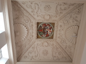 Le plafond de la chapelle de Roggenbach