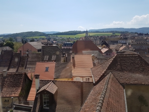 Vue sur les toits de Porrentruy