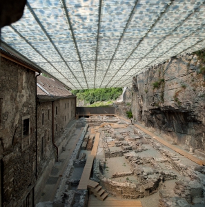 Site archéologique de Martolet©saviozfabrizzi, Abbaye de Saint-Maurice.Photo Thomas Jantscher