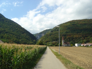 Depuis la gare de Vuiteboeuf, vue sur les gorges