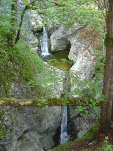 Chutes d'eau dans les gorges