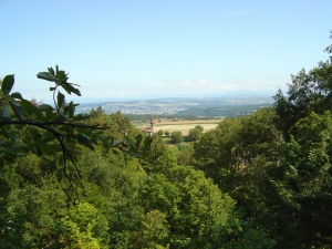 A l'approche du village de Vuiteboeuf