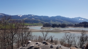 Vue depuis la tour sur l'île d'Ogoz