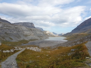 Vue sur le lac du Daubensee