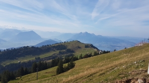 Magnifique point du vue, au sommet du Rigi