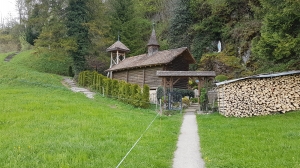 La grotte de Lourdes à Morschach