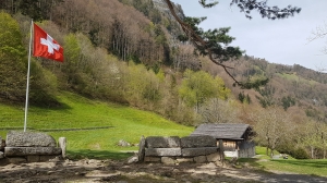 En haut de la prairie du Grütli