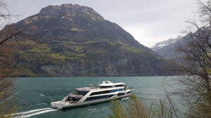 Le bateau que nous avons pris entre Brunnen et Rütli