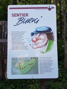 Au départ du sentier