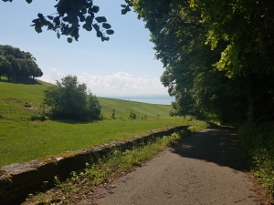 En redescendant vers Châtillon