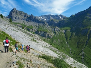 Montée à la cabane Rambert