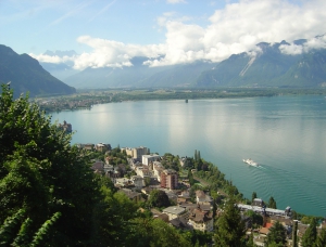 Le Lac Léman et le Chablais, vus depuis le train