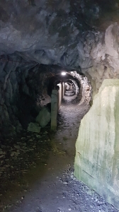 L'intérieur du tunnel