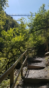 Joli coup d’œil sur la passerelle