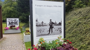 Reproduction de photographies, dans les jardins