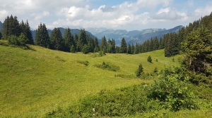 Juste après le col