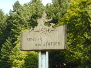 Au départ du sentier