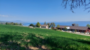 Le camp de Vaumarcus, point de départ des trois boucles