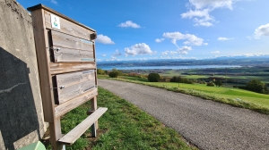 Le premier poste, au départ de Villars-Burquin