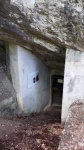 L'entrée des grottes