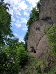  Paroi de la gorge du Riderbach