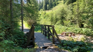 Un petit pont pour traverser la rivière