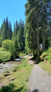 Le sentier est facile et agréable à parcourir