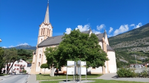 L'église de Salquenen