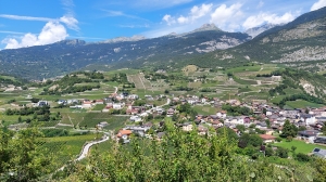 Vue depuis le sommet de la colline