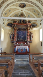 L'intérieur de la Chapelle Marie des Sept Douleurs