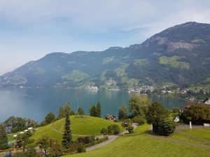 Au loin la partie inférieure du massif du Rigi