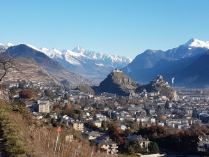 Valère et Tourbillon en hiver