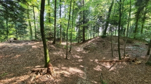 Le Tumulus datant de l'âge de fer.