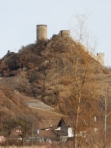La tour Bayart et ruine du château de Saillon