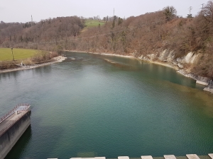 En aval du barrage