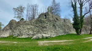 Les murailles du château de Bossonnens