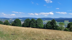 La vue sur La Chaux-de-Fonds