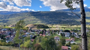 Joli coup d'œil sur la vallée