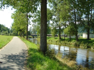 L'Areuse et le pont de chemin de fer