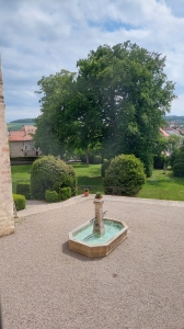 Vue depuis une fenêtre du château