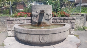 Fontaine n°11, Le quartier du Glarey