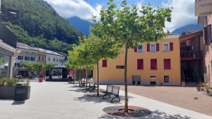 A l'entrée de la Rue du Bourg