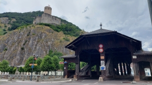 Le Château et le Pont de la Bâtiaz