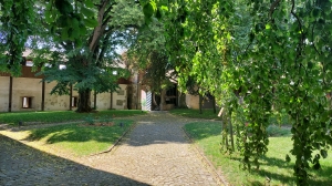 La cour du Château de Romont