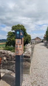 Panneau didactique du Vitroparcours de Romont
