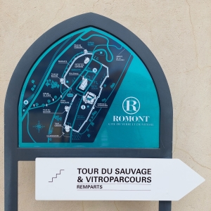 Plan du tour et fléchage