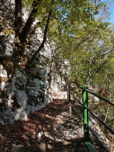 Le sentier est sécurisé
