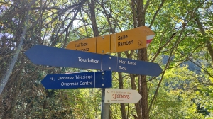 Le parcours est fléché