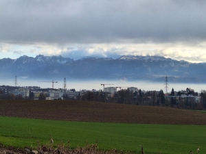 En descendant vers le Léman